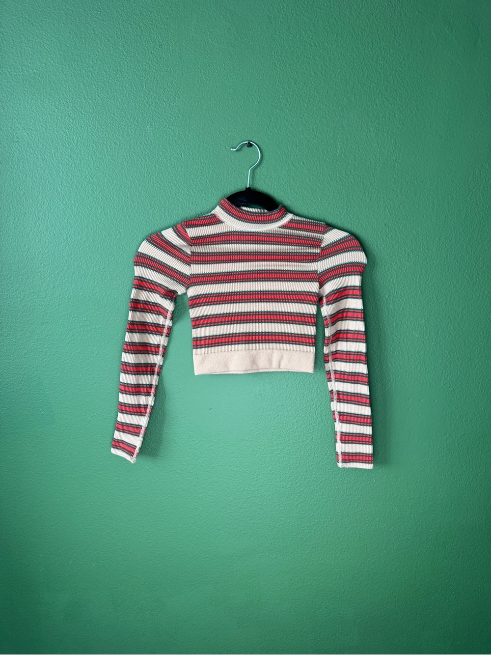 Urban Outfitters Out From Under Ribbed Striped Crop Top XS